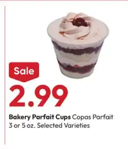 Stater Bros Bakery Parfait Cups offer