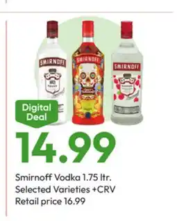 Stater Bros Smirnoff Vodka offer