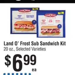 Smart & Final Land O'Frost Sub Sandwich Kit offer
