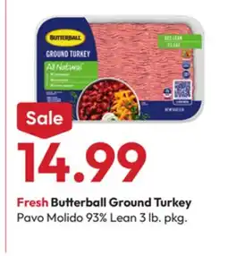 Stater Bros Butterball Ground Turkey offer