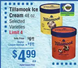 Smart & Final Tillamook Ice Cream offer