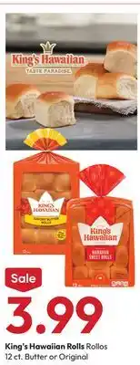 Stater Bros King's Hawaiian Rolls offer