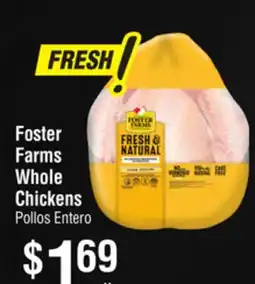Smart & Final Foster Farms Whole Chickens offer