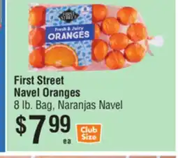 Smart & Final First Street Navel Oranges offer