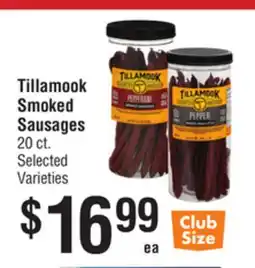 Smart & Final Tillamook Smoked Sausages offer