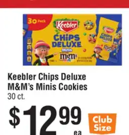 Smart & Final Keebler Chips Deluxe M & M' s Minis Cookies offer