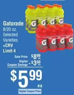 Smart & Final Gatorade offer