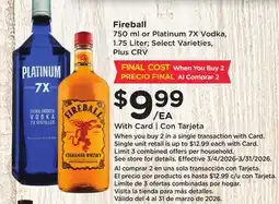 Ralphs Fireball offer