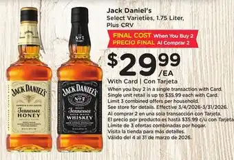 Ralphs Jack Daniel's offer