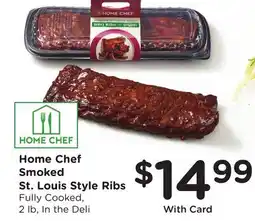 Ralphs Home Chef Smoked St. Louis Style Ribs offer