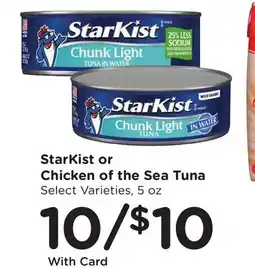Ralphs StarKist or Chicken of the Sea Tuna offer