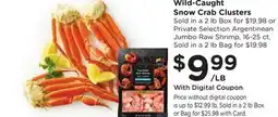 Ralphs Wild-Caught Snow Crab Clusters offer