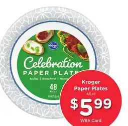 Ralphs Kroger Paper Plates offer