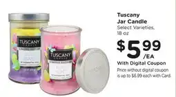 Ralphs Tuscany Jar Candle offer