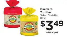Ralphs Guerrero Tortillas offer