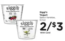 Ralphs Siggi's Yogurt offer