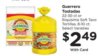 Ralphs Guerrero Tostadas offer