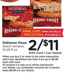 Ralphs DiGiorno Pizza offer