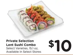Ralphs Private Selection Lent Sushi Combo offer