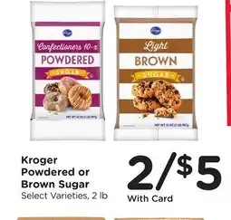 Ralphs Kroger Powdered or Brown Sugar offer