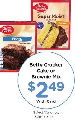 Ralphs Betty Crocker Cake or Brownie Mix offer