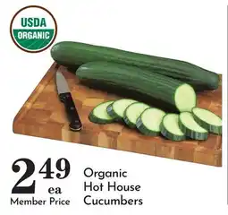 Pavilions Organic Hot House Cucumbers offer