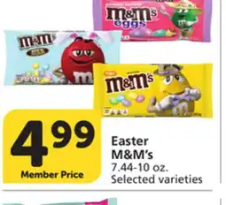 Pavilions Easter M & M's offer