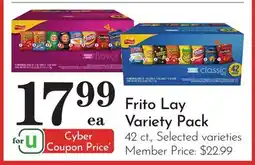 Pavilions Frito Lay Variety Pack offer