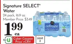 Pavilions Signature SELECT Water offer