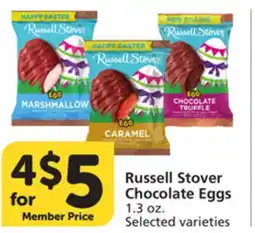 Pavilions Russell Stover Chocolate Eggs offer