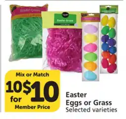Pavilions Easter Eggs or Grass offer