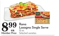 Pavilions Rana Lasagna Single Serve offer