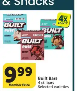 Pavilions Built Bars offer