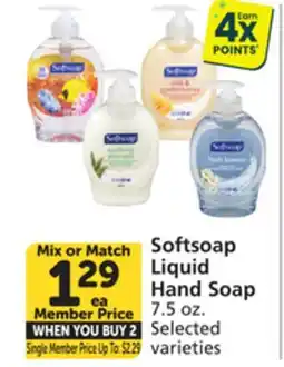 Pavilions Softsoap Liquid Hand Soap offer