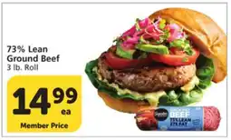 Albertsons 73% Lean Ground Beef offer