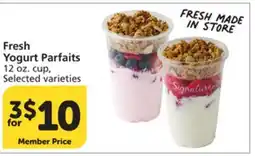 Albertsons Fresh Yogurt Parfaits offer