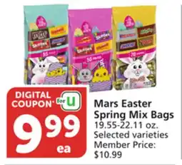 Albertsons Mars Easter Spring Mix Bags offer
