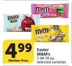 Albertsons Easter M & M's offer