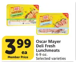 Albertsons Oscar Mayer Deli Fresh Lunchmeats offer