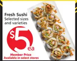 Albertsons Fresh Sushi offer