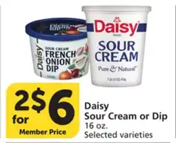Albertsons Daisy Sour Cream or Dip offer