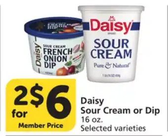 Albertsons Daisy Sour Cream or Dip offer
