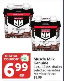 Albertsons Muscle Milk Genuine offer