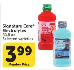 Albertsons Signature Care Electrolytes offer