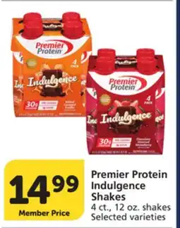 Albertsons Premier Protein Indulgence Shakes offer