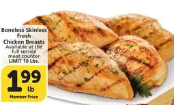 Albertsons Boneless Skinless Fresh Chicken Breasts offer