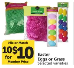 Albertsons Easter Eggs or Grass offer