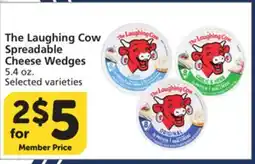 Albertsons The Laughing Cow Spreadable Cheese Wedges offer