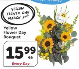 Albertsons Yellow Flower Day Bouquet offer