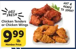 Albertsons Chicken Tenders or Chicken Wings offer
